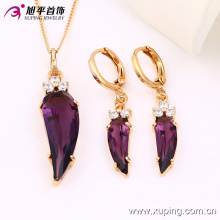China Wholesale Xuping New Hot Sale 18k Gold Plated Luxury Jewelry Set